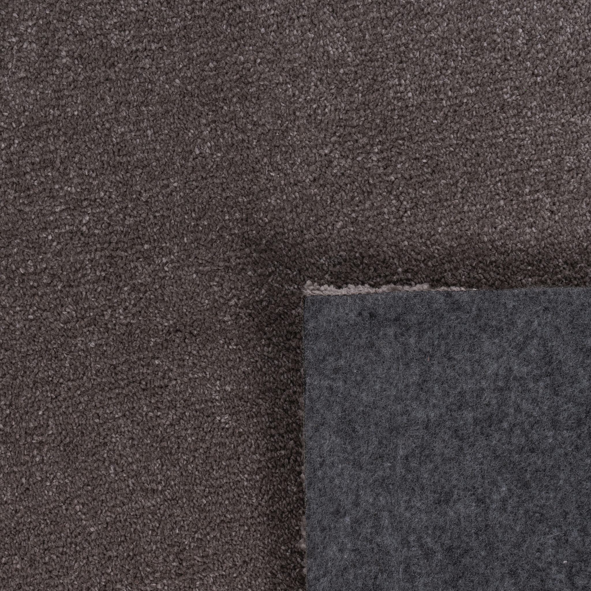Comfy Premium - Rond Luxe Effen Vloerkleed Wasbaar Uni Taupe