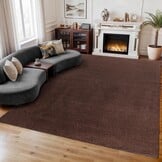Comfy Premium - Luxe Effen Vloerkleed Wasbaar Uni Terra