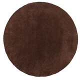 Comfy Premium - Rond Luxe Effen Vloerkleed Wasbaar Uni Terra