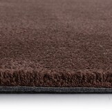Comfy Premium - Rond Luxe Effen Vloerkleed Wasbaar Uni Terra