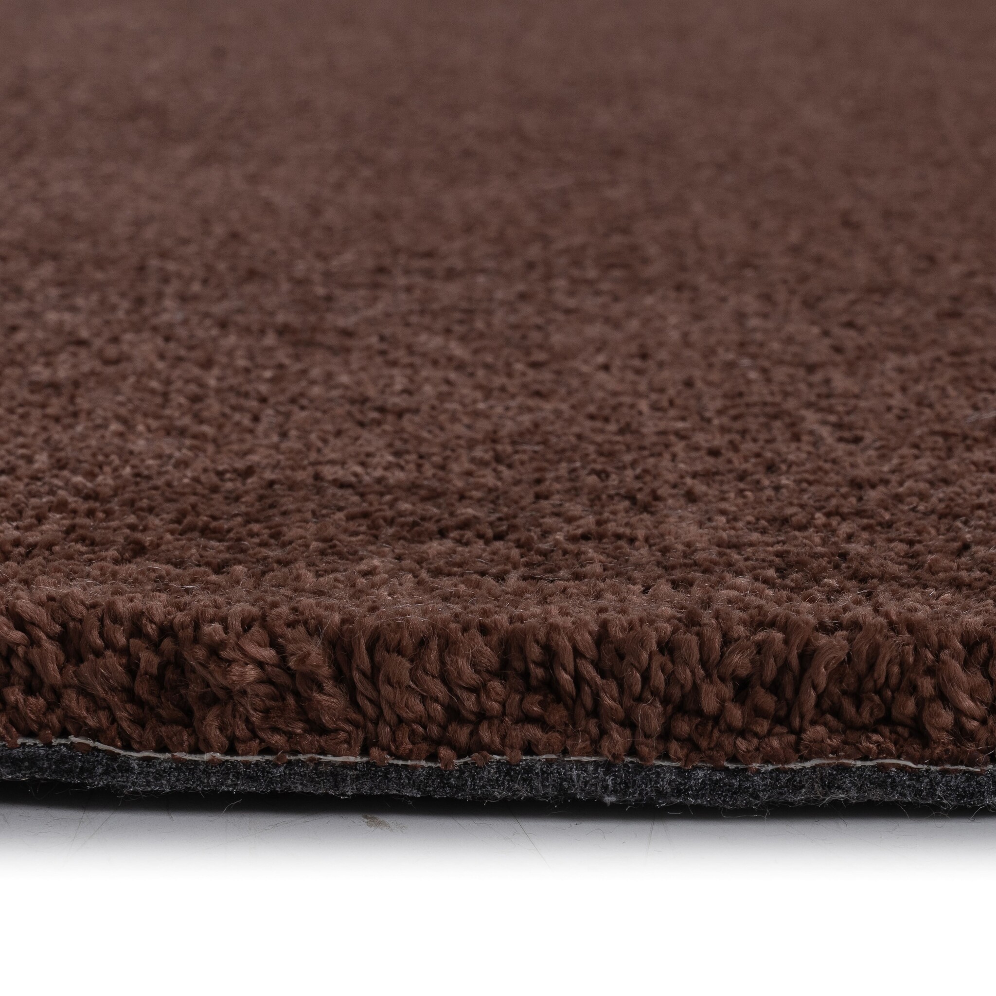 Comfy Premium - Rond Luxe Effen Vloerkleed Wasbaar Uni Terra