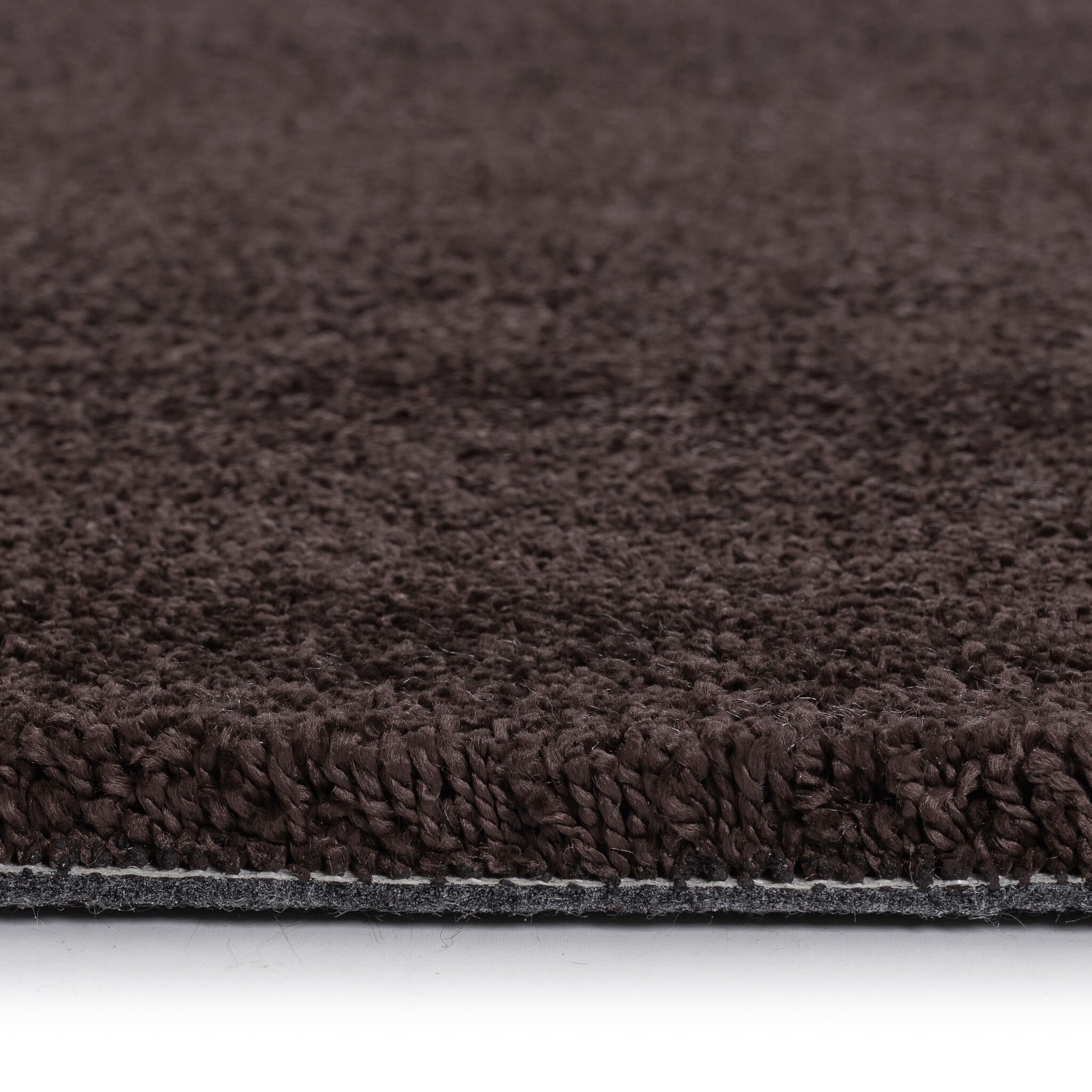 Comfy Premium - Rond Luxe Effen Vloerkleed Wasbaar Uni Bruin