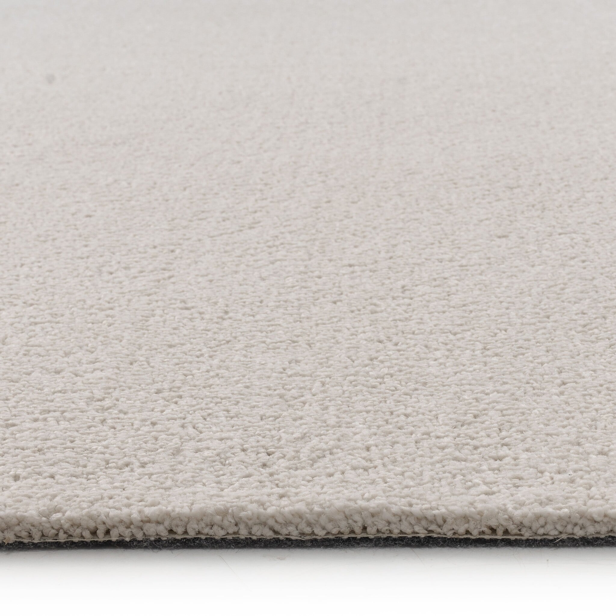Comfy Soft - Rond Effen Vloerkleed Wasbaar Uni Creme