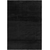 Comfy Soft - Effen Vloerkleed Wasbaar Uni Zwart