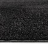 Comfy Soft - Effen Vloerkleed Wasbaar Uni Zwart