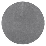 Comfy Soft - Rond Effen Vloerkleed Wasbaar Uni Grijs