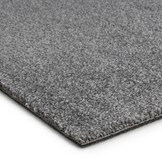 Comfy Soft - Rond Effen Vloerkleed Wasbaar Uni Grijs