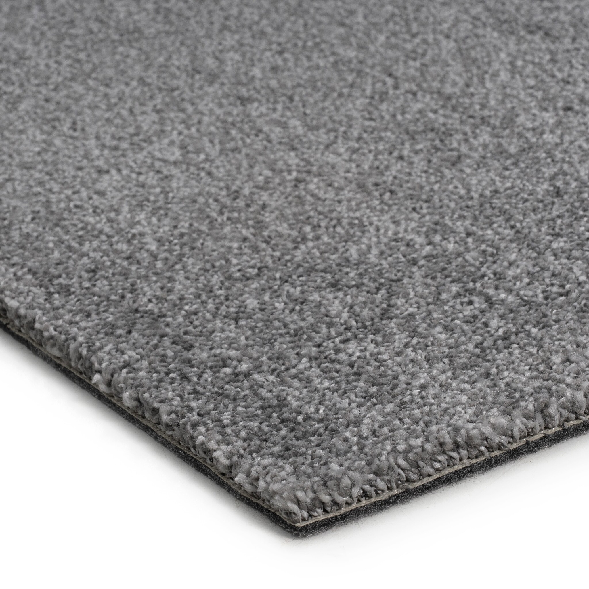 Comfy Soft - Rond Effen Vloerkleed Wasbaar Uni Grijs