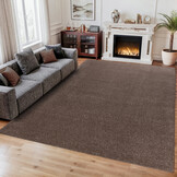 Comfy Soft - Effen Vloerkleed Wasbaar Uni Bruin Comfy Soft - Effen Vloerkleed Wasbaar Uni Bruin Donker Beige