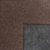 Comfy Soft - Rond Effen Vloerkleed Wasbaar Uni Bruin Donker Beige