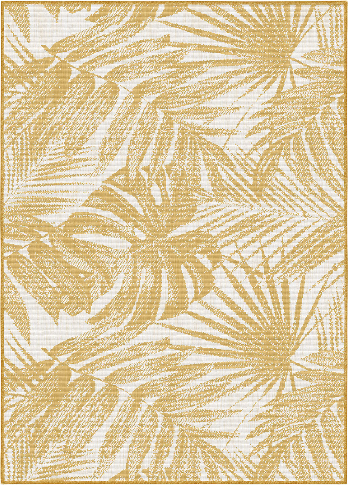 Buitenkleed - Brussels Palm Geel