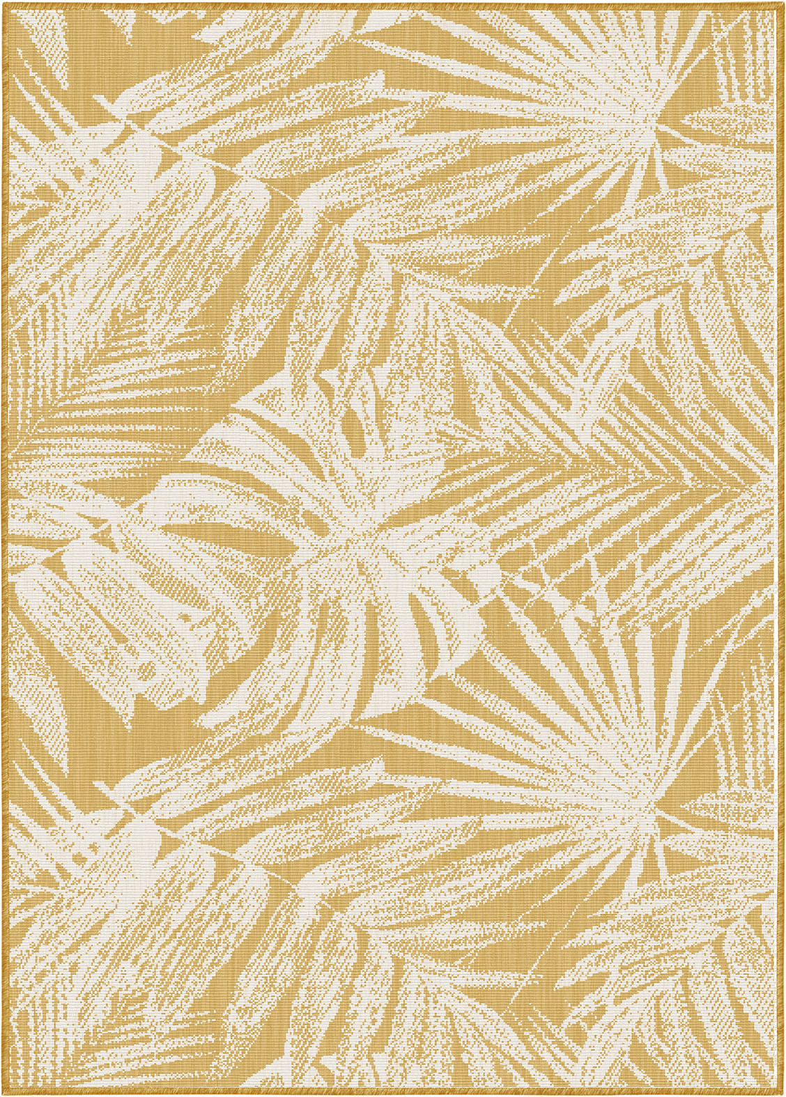 Buitenkleed - Brussels Palm Geel