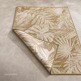 Buitenkleed - Brussels Palm Linnen Beige