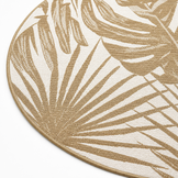 Buitenkleed - Brussels Rond Palm Linnen Beige