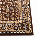 Nain Klassiek Vintage Oosters Vloerkleed Bruin