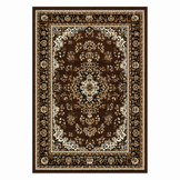 Nain Klassiek Vintage Oosters Vloerkleed Medaillon Bruin