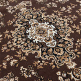 Nain Klassiek Vintage Oosters Vloerkleed Medaillon Bruin