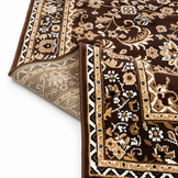 Nain Klassiek Vintage Oosters Vloerkleed Medaillon Bruin