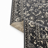 Nain Klassiek Vintage Oosters Vloerkleed Grijs