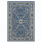 Nain Klassiek Vintage Oosters Vloerkleed Blauw