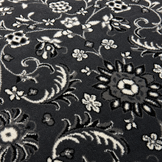 Nain Klassiek Rond Vintage Oosters Vloerkleed Antraciet Grijs