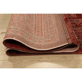 Artline Shah Oosters Vloerkleed Rood Vintage Handgeknoopte Wol Look