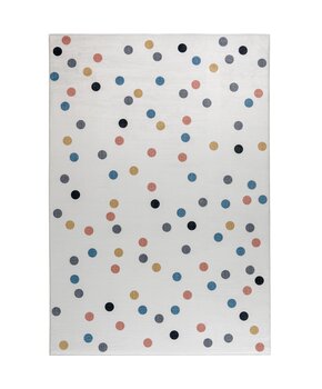 Kindervloerkleed Stippen Creme Multi Wasbaar Antislip