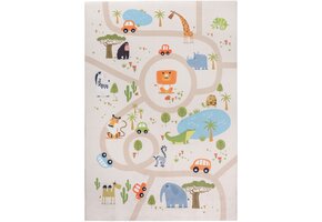 Kindervloerkleed Safari Multi Wasbaar Antislip