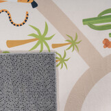 Kindervloerkleed Safari Multi Wasbaar Antislip