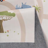 Kindervloerkleed Safari Multi Wasbaar Antislip
