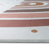 Kindervloerkleed Boho Regenboog Creme Multi Wasbaar Antislip