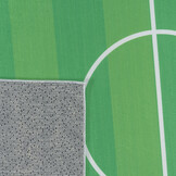 Kindervloerkleed Voetbal Groen Wasbaar Antislip