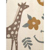 Kindervloerkleed Safari Crème/Multikleur