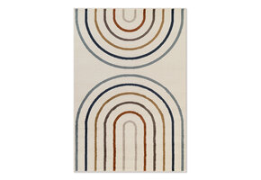Kindervloerkleed Rainbow Japandi Crème/Multikleur