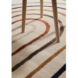Kindervloerkleed Rainbow Japandi Crème/Multikleur