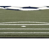 Kindervloerkleed Voetbal Groen