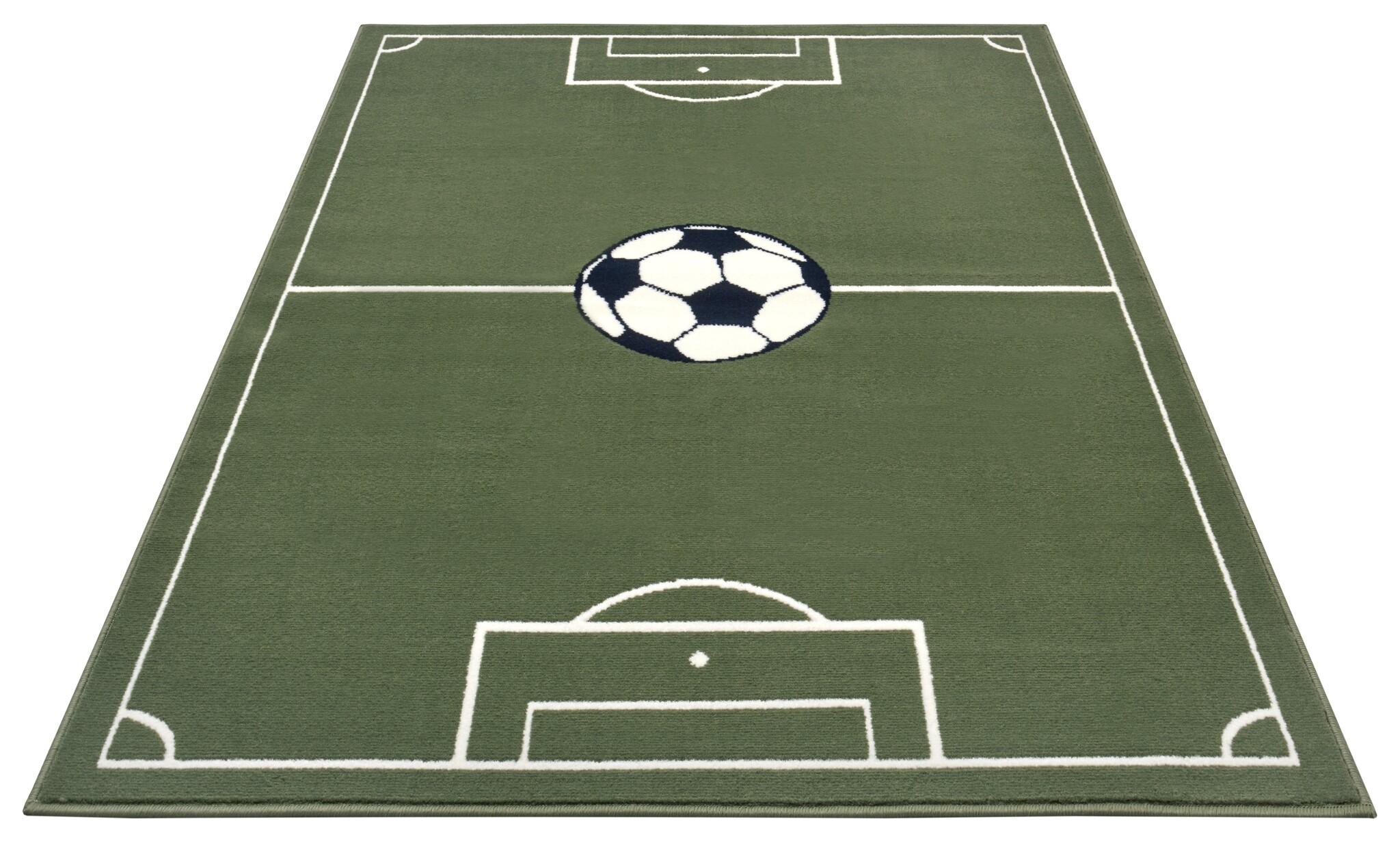 Kindervloerkleed Voetbal Groen
