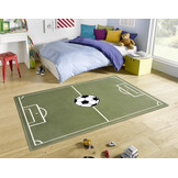 Kindervloerkleed Voetbal Groen
