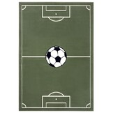 Kindervloerkleed Voetbal Groen