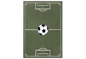 Kindervloerkleed Voetbal Groen