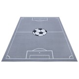 Kindervloerkleed Voetbal Grijs