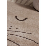 Kindervloerkleed Leeuw Beige/Crème