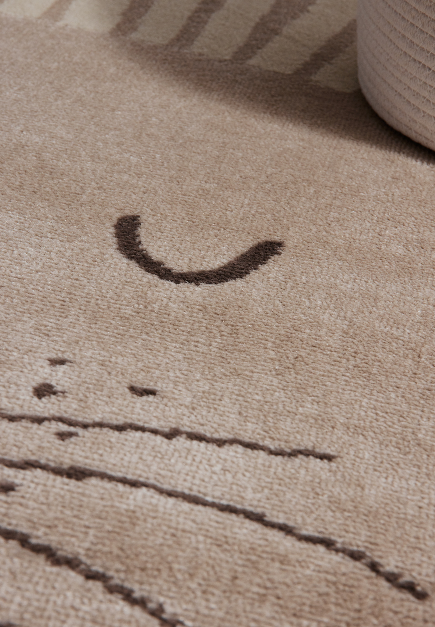 Kindervloerkleed Leeuw Beige/Crème