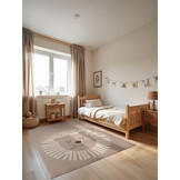 Kindervloerkleed Leeuw Beige/Crème