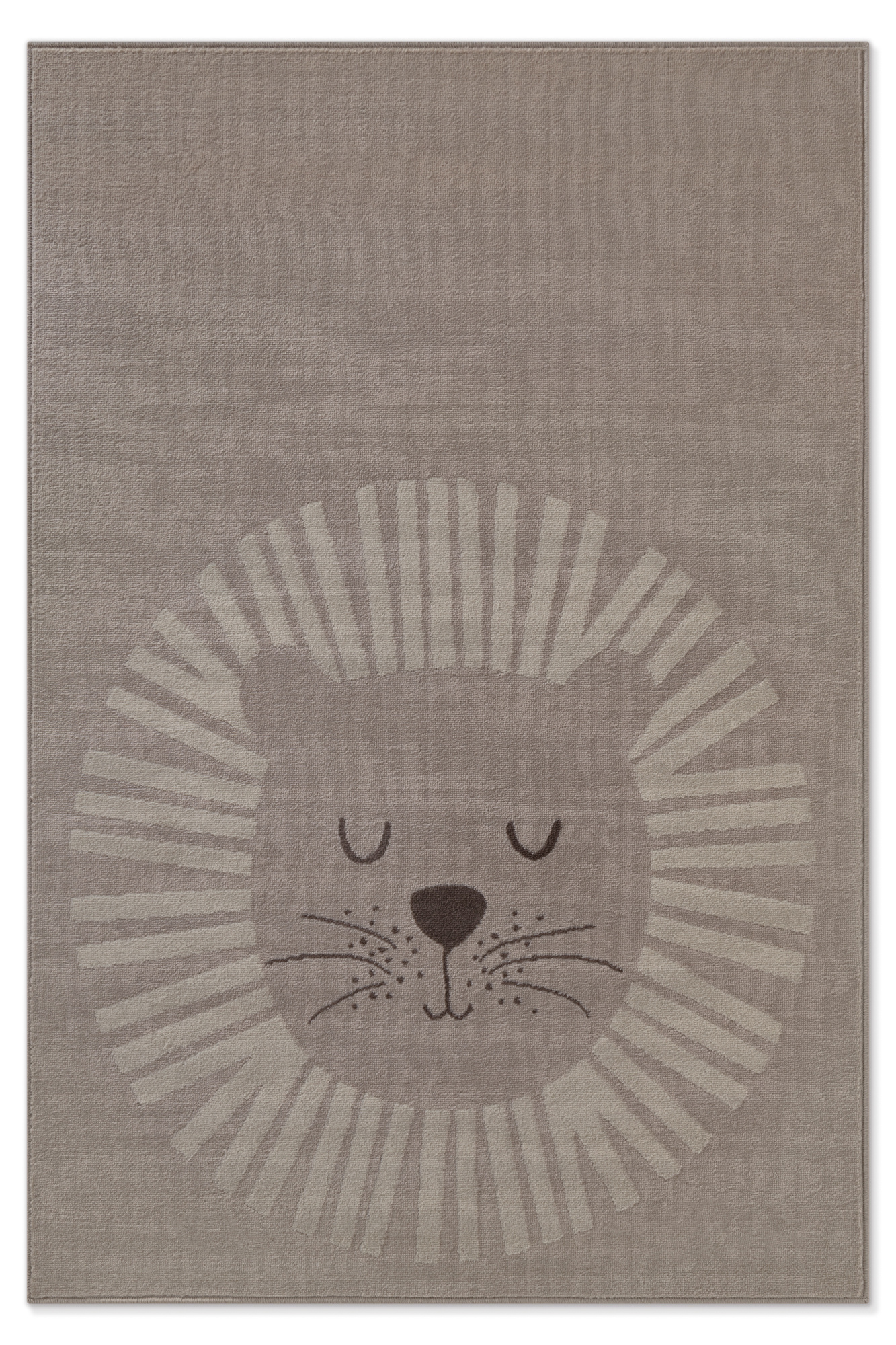 Kindervloerkleed Leeuw Beige/Crème