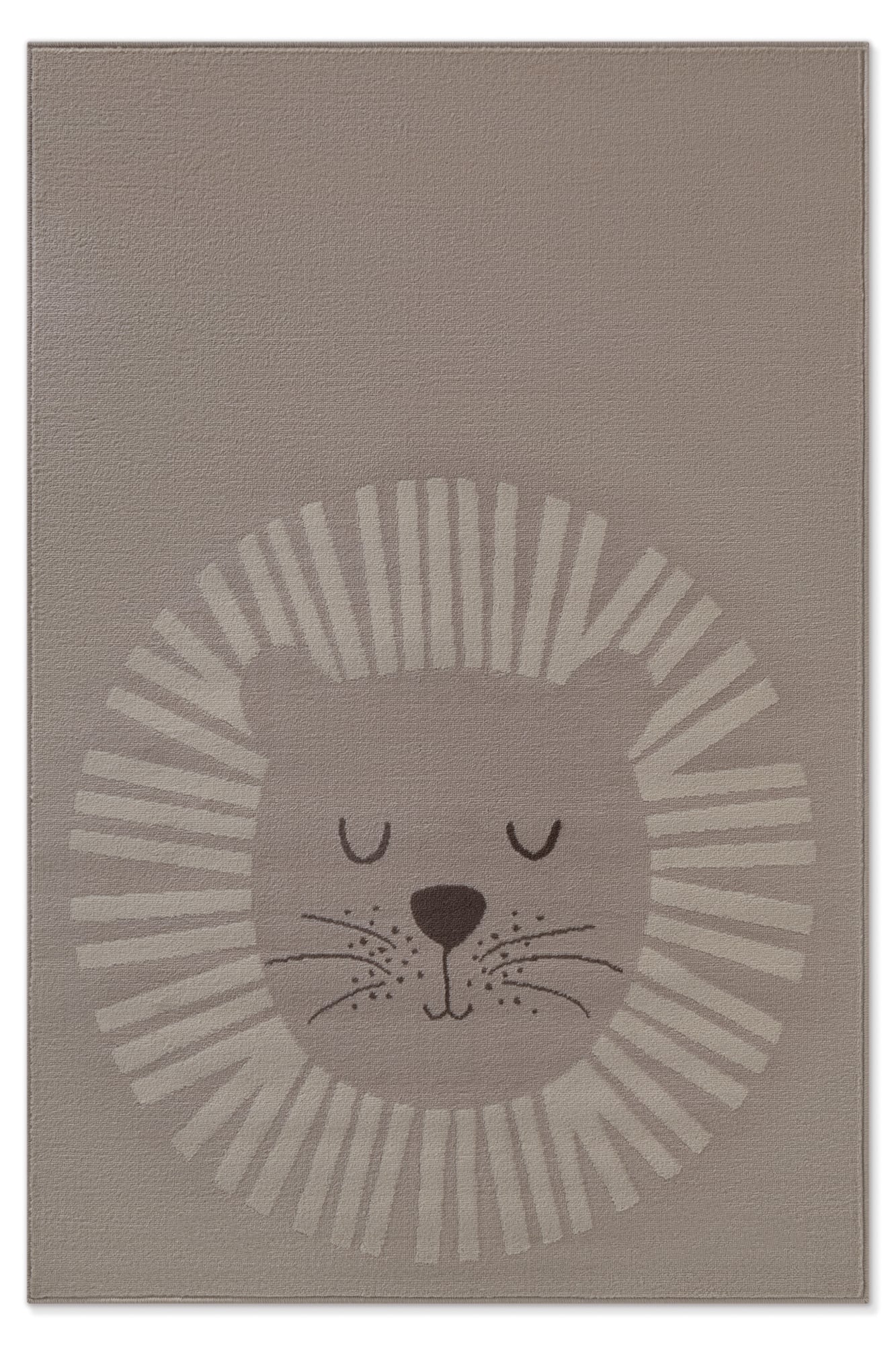 Kindervloerkleed Leeuw Beige/Crème