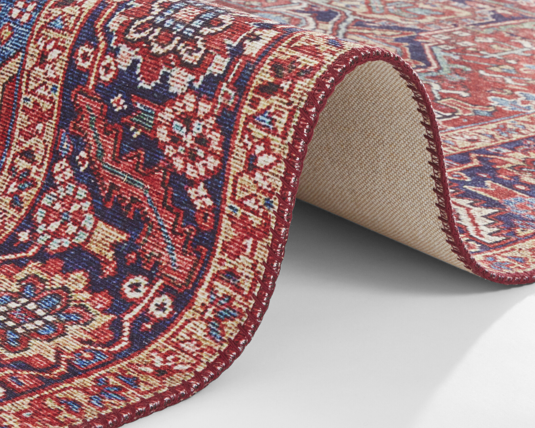 Vintage Vloerkleed Amata Rood