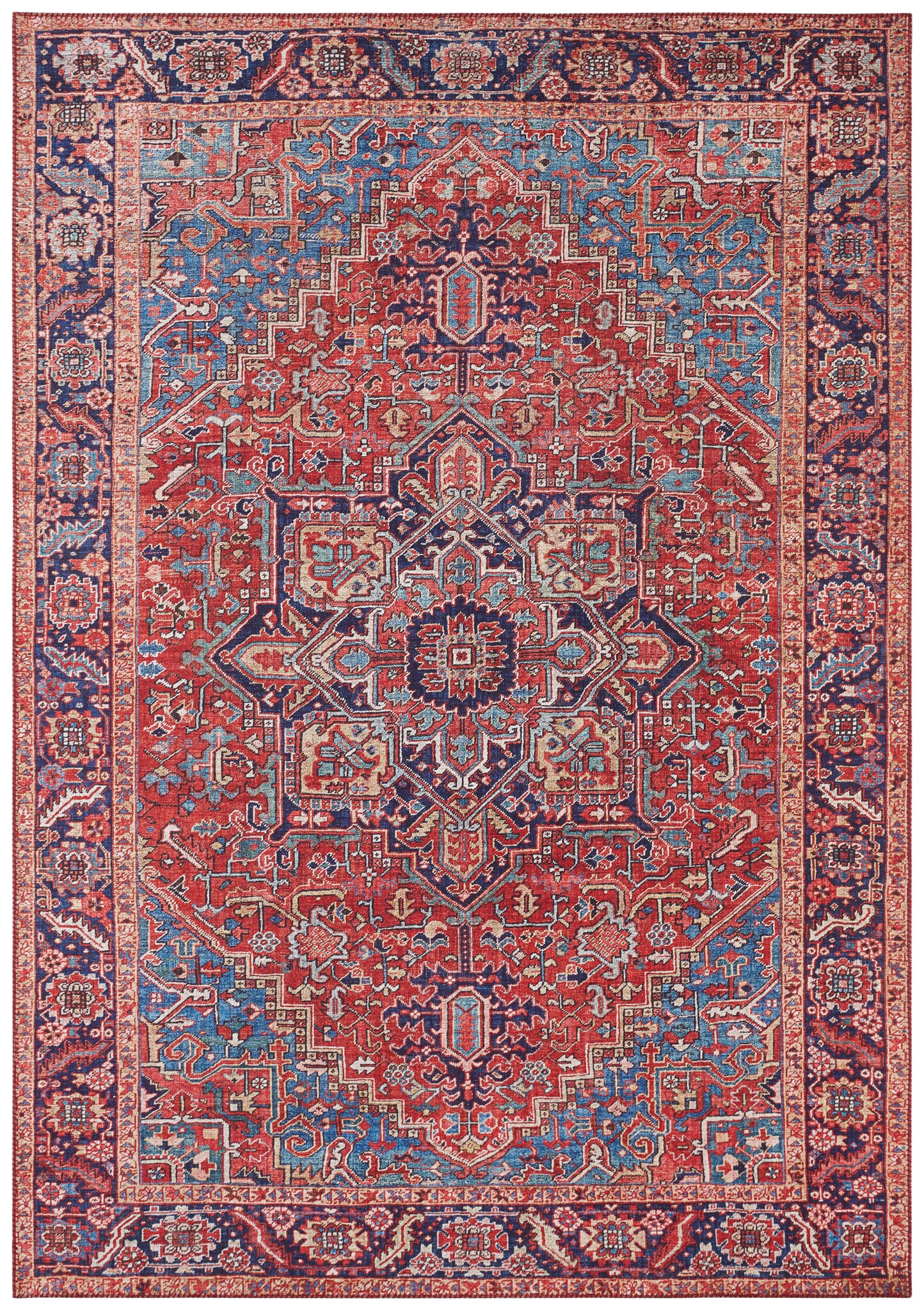 Vintage Vloerkleed Amata Rood