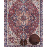 Vintage Vloerkleed Anthea Rood