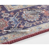 Vintage Vloerkleed Anthea Rood